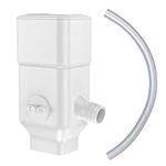 Prestantious Downspout Diverter, Rainwater Diverter Fits for 3”x 4”Oversize Downspout and 2”x3”Downspout, Rainwater Collection System with Adjustable Valve, Diverts Water into Rain Barrel, 4ft. Hose