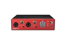 Focusrite Clarett+ 2Pre USB-C Bus-Powered Audio Interface for Music Production, with Two Professional Quality Pre-Amps and Powerful and Transparent Headphone Outputs/Instrument Inputs