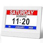 Ykall Digital Calendar Alarm Clock,