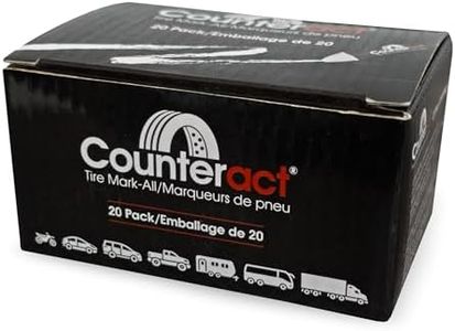 Counteract Mark-All Tire Crayon - White - 20 Pack - Long Lasting - Weather Resistant - Fade Resistant