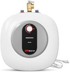 Electric Mini Tank Water Heater - MIZUDO 4.0 Gallon Point of Use Instant Hot Water Heater 120V 1440W, Under Sink, Wall or Floor Mounted, Easy to Install