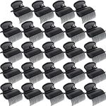 Syhood 24 Pieces Hot Roller Clips Plastic Hair Curler Claw Clips Replacement Roller Clips for Women Hair Section Styling