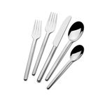 Mikasa Zena 45-Piece Flatware Set, Silver