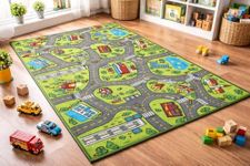 Kids Carpet Playmat Rug City Life G