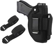 TACwolf Gun Holster Magazine Pouch for IWB OWB Concealed Carry Car Holster with Magazine Slot and 2 Strap Mounts for Right and Left Hand