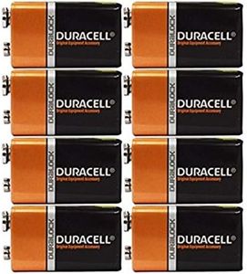 Duracell Coppertop Batteries, 9V, 8 Pack