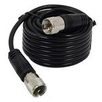 RG-58A/U Coaxial Cable w/Molded PL-259 Connectors (18 feet)