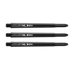 RED DRAGON Luke Humphries Joust XL Black Dart Shafts - 3 Sets Per Pack (9 Dart Shafts in Total)