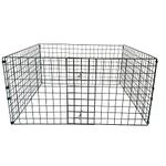 Portable Pet Pen - Doggy Pen for Indoors - Dog Fence Outdoor - Doggy Crate Extension - Dogg Play Pens for Indoors - Extra Tall Dog Pen Foldable & Extendable - Puppy Pen (1m x 1m)