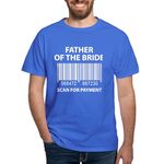 CafePress Father of The Bride Dark T Shirt Men's Traditional Fit Dark Casual Tshirt