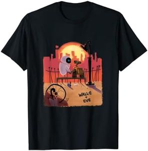Disney and Pixar’s Wall-E and Eve Sunset Maglietta