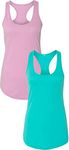 Next Level Apparel Women's Ideal Racerback Tank, Lilac-tahiti, Medium