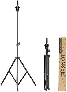 DANSEE Wig Stand Tripod Mannequin Head Stand, Adjustable Wig Head Stand for Styling Making Wigs and Canvas Block Head