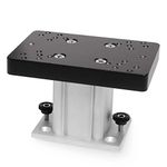 Cannon Downriggers 4-Inch Aluminum Fixed Base Pedestal Mount