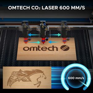 OMTech 100W CO2 Laser Engraver – High Power Cutting & Engraving Machine