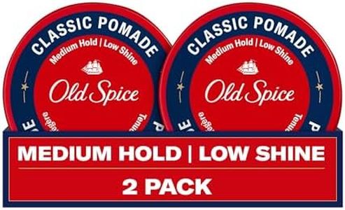 Old Spice Hair Styling Pomade for Men -Medium Hold No Shine 2.22 Each Twin Pack With New Formula,2.22 Fl Oz (Pack of 2)