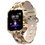 Turet Marcos 2.O Kids Smart Watch— GPS Tracker with Voice & Video Call, SOS, HD Camera, Waterproof, 4G Sim Enabled, Smartwatch for Kids (Black)