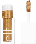 e.l.f. Liquid Glitter Eyeshadow, Long Lasting, Quick-Drying, Opaque, Gel-Based Eyeshadow For Creating High-Impact, Multi-Dimensional Eye Looks, 24K Gold, 0.10 Fl Oz