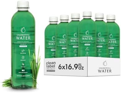 Chlorophyll Water Plant Based Vitamin Water w/Chlorophyll Liquid | Antioxidants, Detox Water, Immune Support, Energy Boost | Liquid Chlorophyll, Mineral Water, Vitamins A,B,C,D | Zero Calories 6pk