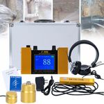 Underground Water Leak Detector with Adjustable 4 Gears Frequency,Pipeline Leak Detector with Sensor,Water Leak Detection Kit,Leak Detector