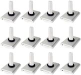 EDSRDPLT Aluminum Kayak Track Adapter with O-Ring Included Compatible for Feelfree, Johnny Boats, Sealstream Kayaks and 3 Water Kayaks 12 Pack