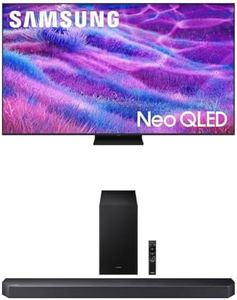 Samsung 65-Inch Class Neo QLED 4K QN80F Series, Vision AI, Mini LED Smart TV (2025 Model, 65QN80F) Neo Quantum HDR Q-Series Soundbar HW Q600F 3.1.2 ch Subwoofer (2025 Model)