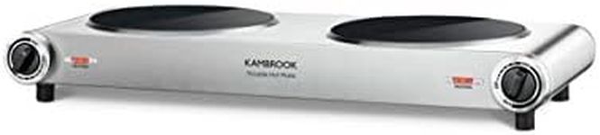 Kambrook Double Ceramic Hotplate, KHP120BSS