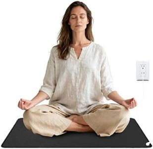 MIUQAOKL Grounding Mat, Grounding Pad for Sleeping 23.6x35.4 Inches with 15 Feet Grounding Cord, Improve Sleep, Help with Anxiety, Earth Mat at Home, Work