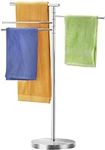 Freestanding Towel Rack, 40 Inch Ta