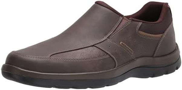 ROCKPORT Men's Get Your Kicks Slip-On Loafer, Brown, 10 US