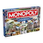 Winning Moves Luton Monopoly Board Game, Advance around the board and trade your way to success, gift for ages 8 plus