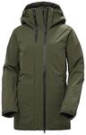 Helly Hansen Womens W Nora Long Insulated Jacket, Utility Green, L