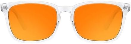 TIJN Blue Light Blocking Glasses for Computer, TV, Gaming Improve Sleep by Naturally Producing Melatonin for Women Men, Orange Lens