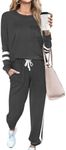 RUBZOOF Sweatsuits for Women Sets 2 Piece Outfits Casual Lounge Sets Two Piece Sweat Suits S-3XL, 02-deep Gray, Medium