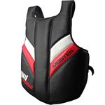 Meister Full Torso Chest Guard w/Gel Padding for MMA, Boxing & Muay Thai - Adult - Black