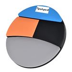 Tipatyard Drum Practice Pad, 12 Inch Silent Practice Pad With Four Different Playing Surfaces