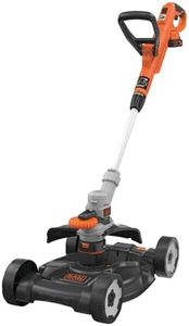 BLACK+DECKER Akku-Rasentrimmer 18V POWERCONNECT 3-in-1, Rasentrimmer, Rasenkantenschneider & Grasschneider, Einfacher Wechsel zum Rasenmäher für Kleine Gärten – STC1820CM-QW