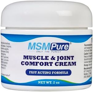 Kala Health MSMPure Maximum Strength Muscle & Joint Comfort MSM Cream, Fast Acting & Non-Staining Formula, Made in The USA, 2 oz