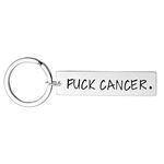 Cancer Gifts for Women Men - Fuck Cancer Keychain Beat Cancer Survivor Gifts Inspirational Encouragement Gifts for Chemo Survivors Patients Awareness Products