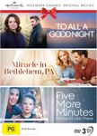 Hallmark Christmas 3 Film Collection (To All A Good Night/Miracle In Bethlehem, PA/Five More Minutes: Moments Like These) [DVD]