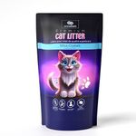 CC'S ELEMENTS Premium Silica Gel, Cat Litter, One Month Supply, 99.9% Dust Free, Low Tracking, Crystal Cat Litter