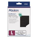 Aqueon Aquarium Fish Tank EcoRenew Filter Cartridge, Large, 3 Pack