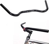 CUEA Bicycle Handlebar, Black High Strength Bike Handlebar, Aluminium Alloy Delicate for Bike