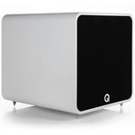 Q ACOUSTICS Q B12 Subwoofer Arctic White - Featuring Infinite Baffle Enclosure, 12 Inch Driver, 220-watt Class D Amplifier, 50mm Voice Coil - Active Subwoofer for Hi Fi Music Systems