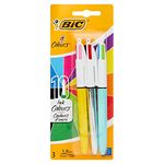 Bic 4 Colour Ballpoint Pens. 10 Colours in 3 pens. Pack of 3. B157811