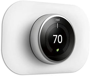 Compatible with Google Nest Thermostat 1st/2nd/3rd Wall Plate Cover - Petrichor Nest Thermostat Trim Kit, Made for Google Nest Thermostat 1st/2nd/3rd, Cover Imperfections Easy to Install - Snow