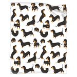 Anydia Dachshund Blanket Gifts for Dog Lover 60 x 50 Inch for Teen,Dog Fannel Fleece Throw Blanket Super Soft Throws Blanket for Bed Couch Sofa