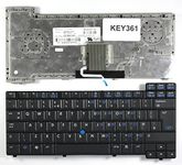 Power4Laptops UK Layout With Pointer Black Replacement Laptop Keyboard Compatible With HP Compaq NC8430