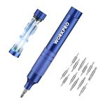 WORKPRO 24-in-1 Precision Screwdriver, Pen Style Multi-Bit Screwdriver, Glasses Screwdriver with S2 Steel Small Screwdriver Bits, Ideal for Eyeglass, Watch, Laptop, Phone, Jewelry and Electronic