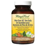 MegaFood Men’s One Daily| Whole Food Based Multivitamin for Men Over 40| Iron-Free, with Vitamin C, E, Zinc, Vitamin B12| Men’s Multivitamin | Supports Optimal Health and Wellbeing | 72 Tablets| 72 Servings